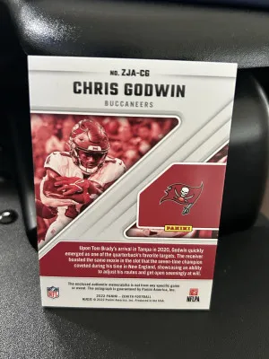 2022 Panini Zenith Chris Godwin #ZJA-CG (18/25) back
