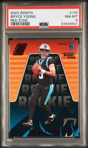 2023 Panini Zenith Bryce Young Red Zone front