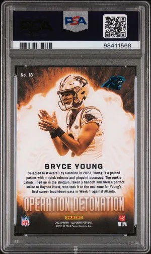 2023 Panini Illusions Operation Detonation Bryce Young back