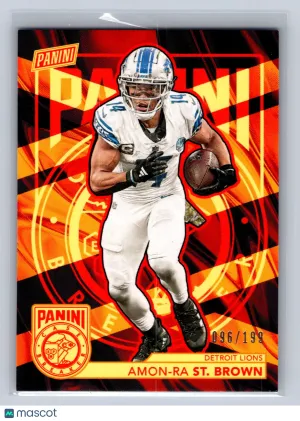 2024 Panini The National Amon-Ra St. Brown Case Breaker /199 #CB8 front