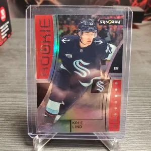 2021-22 Upper Deck Synergy Red #86 Tier 1 Rookies Kole Lind RC front