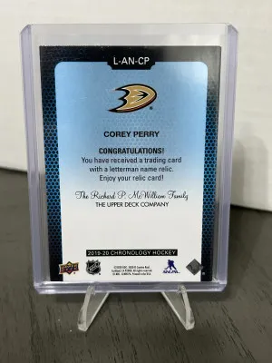 19-20 Chronology Corey Perry Letterman /35 back