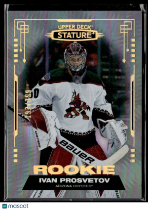 Ivan Prosvetov 192/399 Rookie Upper Deck Stature 2021-22 #123 front