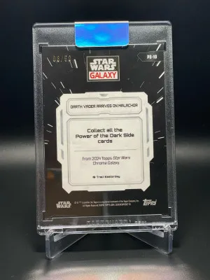 2024 Topps Star Wars Chrome Galaxy Darth Vader Arrives On Malachor Mojo /50 back