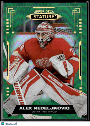 Alex Nedeljkovic 21/149 Upper Deck Stature Green 2021-22 #99 front