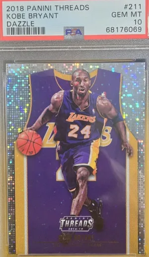 2018 Panini Threads Kobe Bryant Dazzle front