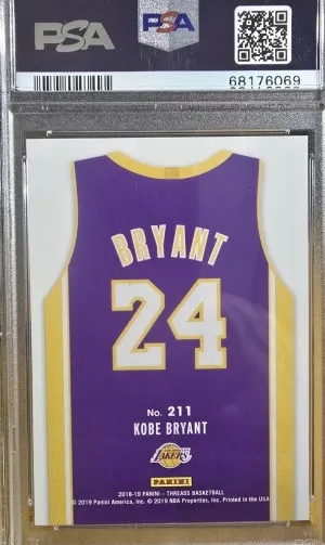 2018 Panini Threads Kobe Bryant Dazzle back