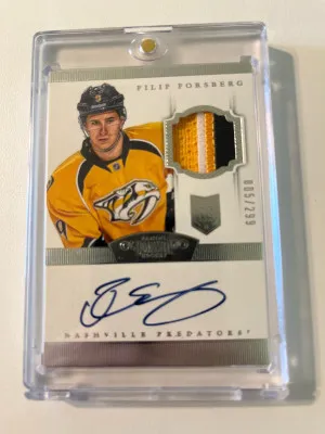 Filip Forsberg 2013-14 Panini Dominion Rookie Patch Auto #005/299 front