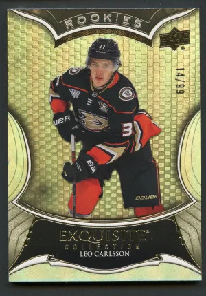 23-2UD Exquisite rookies Leo Carlsson /99 front