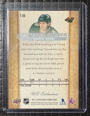 2023-24 Upper Deck Extended Series 2007/08 Marco Rossi Exclusives /100 back