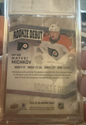 Matvei Michkov back