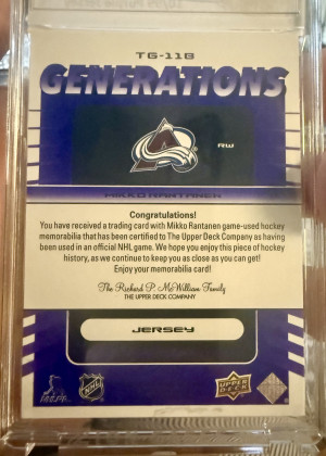 Mikko Rantanen back