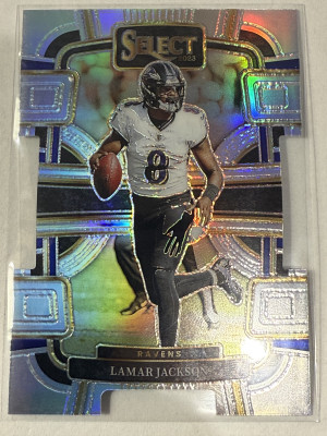 2023 Select Concourse Die-Cut Lamar Jackson front