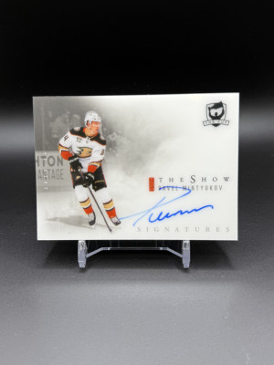 2023-24 Upper Deck The Cup Rookie The Show Signatures #SW-PM Pavel Mintyukov front
