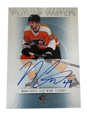 2022-23 Noah Cates Future Watch Retro Auto SP Authentic RC front