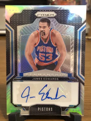 2024 Prizm Silver #PNM-JEP  James Edwards Autograph front