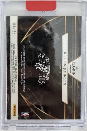 Keldon Johnson Tie Dye RPA /25 back