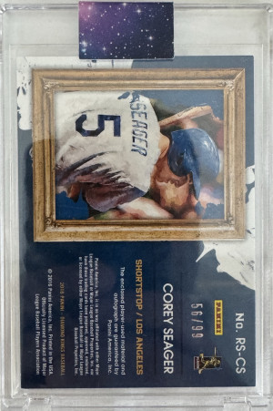 Corey Seager Rookie Auto /99 back