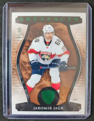 Jaromir Jagr Artifacts 01/99 Bookend! First in print front