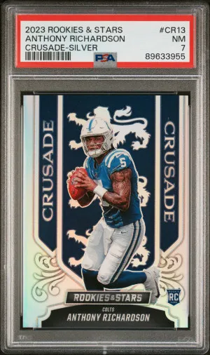 2023 Panini Rookies & Stars Crusade Anthony Richardson Crusade-Silver front