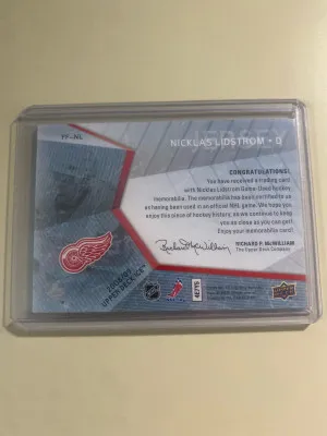 Nicklas Lidstrom 08-09 ICE Dual Jersey back