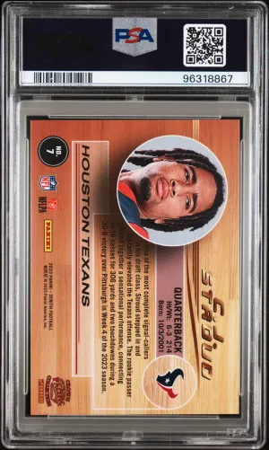 2023 Panini Zenith Pacific Revolution Cj Stroud back