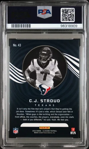 2023 Panini Illusions Cj Stroud back