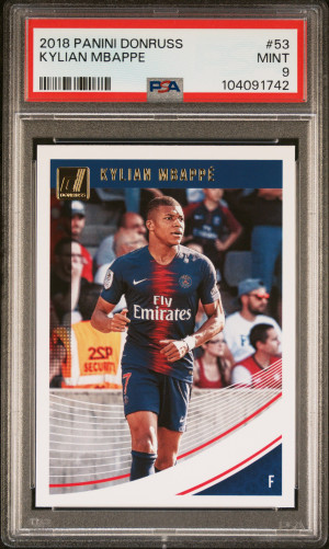 2018 Panini Donruss Kylian Mbappe front