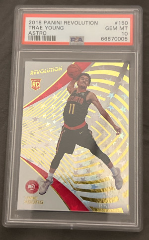 2018 Panini Revolution Trae Young Astro front
