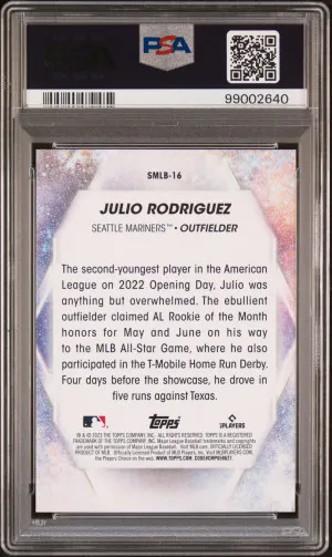 2023 Topps Stars Of Mlb Julio Rodriguez back