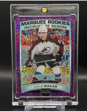 Cale Makar Violet Pixels Rookie front