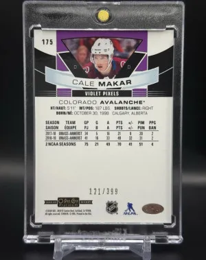 Cale Makar Violet Pixels Rookie back