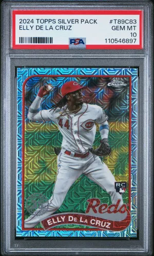 2024 Topps Silver Pack 1989 Chrome Promo Elly De La Cruz front