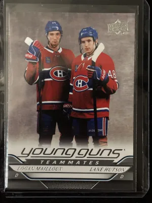 Lane Hutson Logan Mailloux Young Guns Teammates front