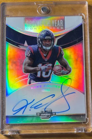 Keke Coutee Autograph Texans 2018 Holo front