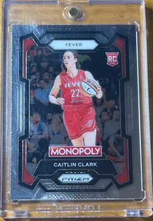 Caitlin Clark Rookie RC - Monopoly Prizm Fever front