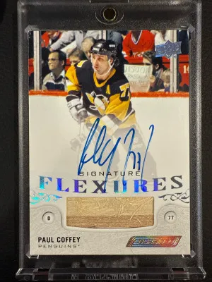 Paul Coffey Flexures Signature #SF-PC 2018-2019 Upper Deck Engrained Hockey front