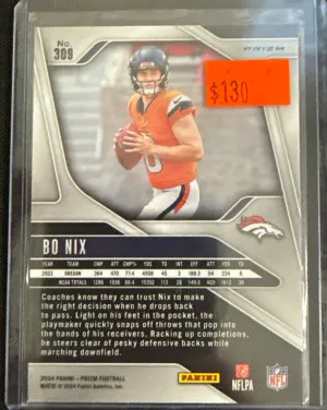 2024 Prizm No Nix Checkerboard back