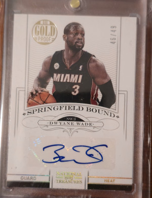 Dwyane Wade 2012 Flawless Auto #/49! front