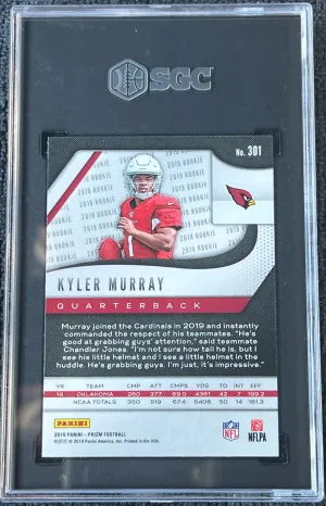 2019 Panini Prizm #301 Kyler Murray back