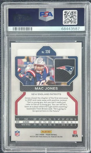 2021 Panini Prizm Mac Jones back