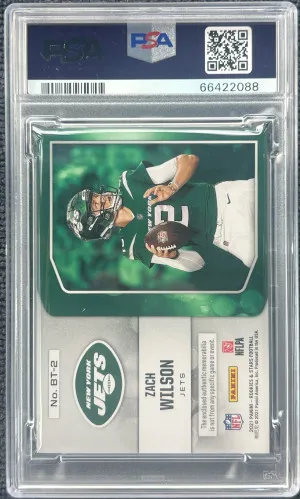2021 Panini Rookies & Stars Big Time Relics Zach Wilson Big Time Relics back