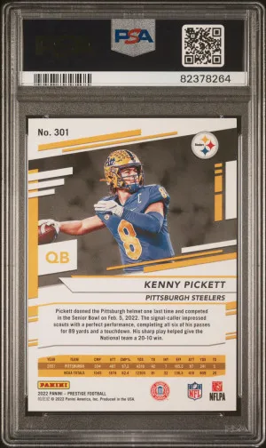 2022 Panini Prestige Kenny Pickett Red Xtra Points back
