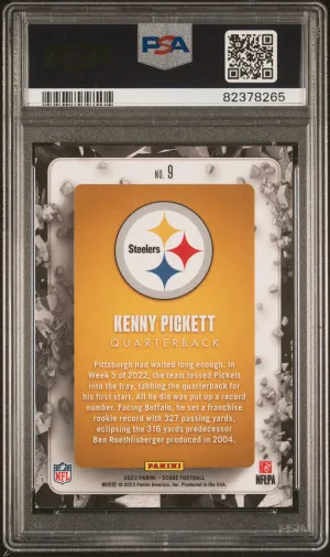 2023 Panini Score Breakthrough Kenny Pickett Breakthrough-Showcase back