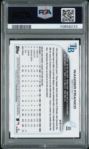 2022 Topps Chrome Wander Franco Sepia Refractor back