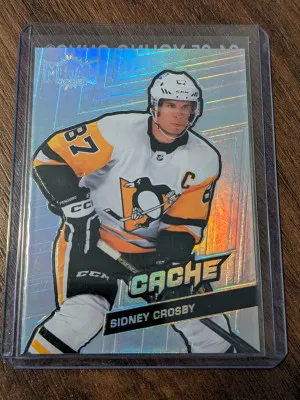 2022-23 Skybox Metal Universe Cache Sidney Crosby #C-50 front