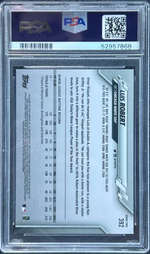 2020 Topps Luis Robert back