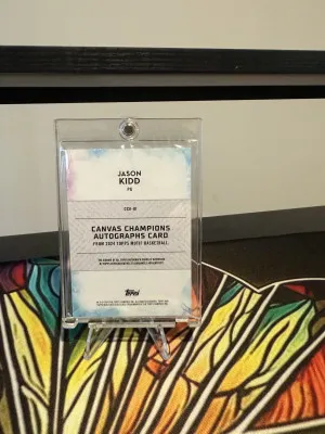 2024 Topps Motif Jason Kidd Canvas Champions Auto /10 back