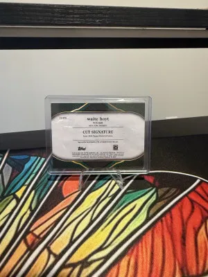 2024 TOPPS DIAMOND ICONS WAITE HOYT CUT AUTO AUTOGRAPH # 2/4 YANKEES back