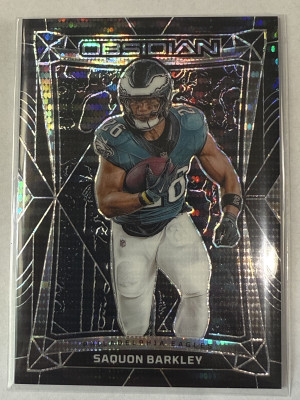 2024 Obsidian Saquon Barkley #158 front